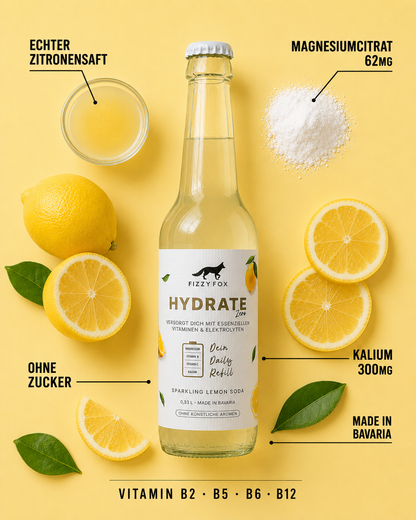 Fizzy Fox - Hydrate Lemon Soda